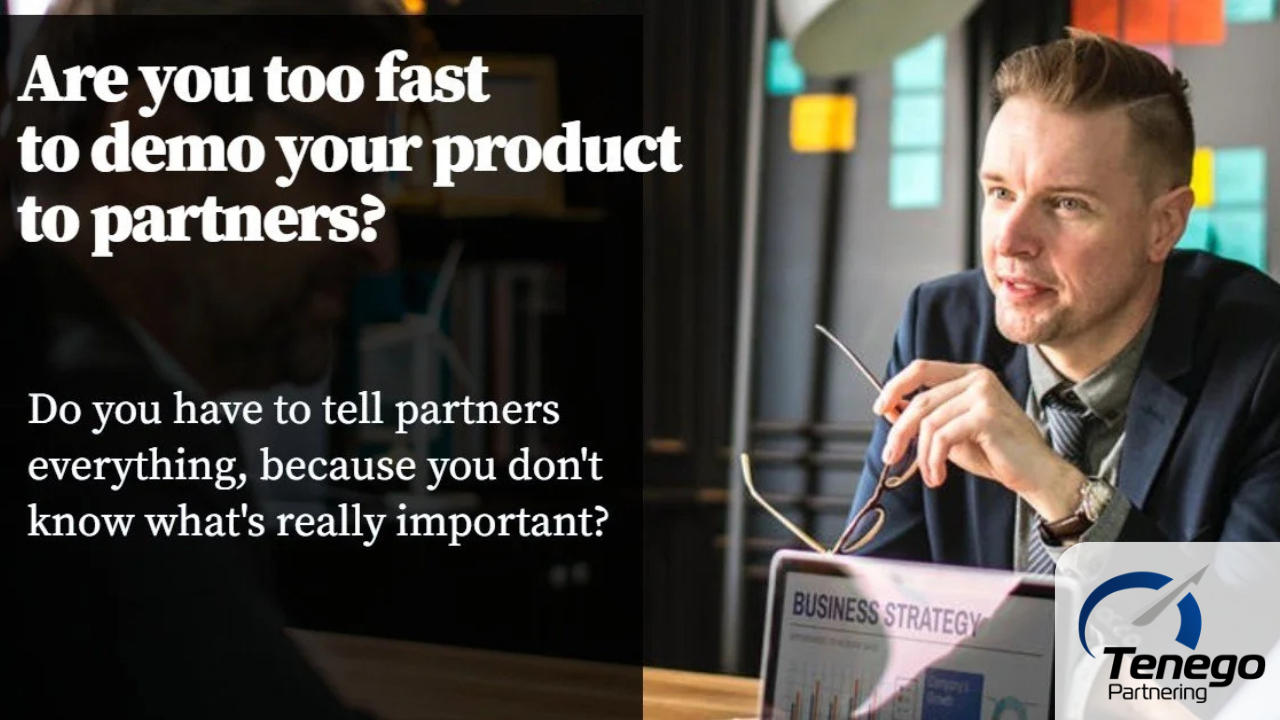 Talk Business Opportunity first, then Product Demo and this is why