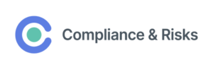 Compliance & Risks logo with blue and green circular icon